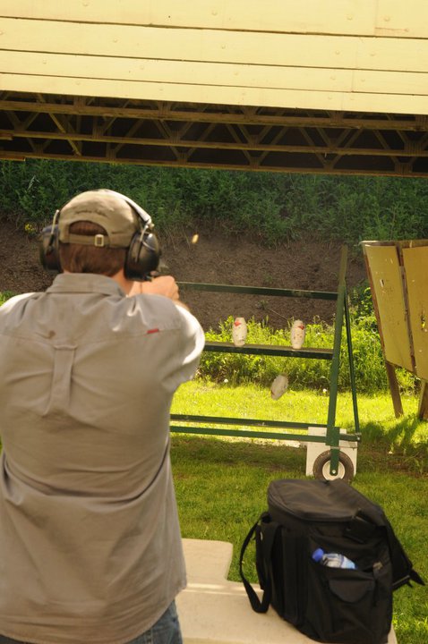 Hand Gun Pin Shoot